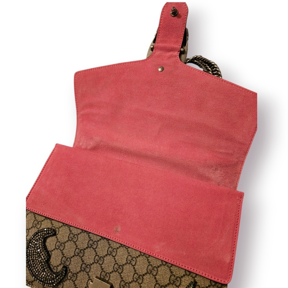 Gucci Beige and Pink Embellished Women's Bag - Picture 5 of 14